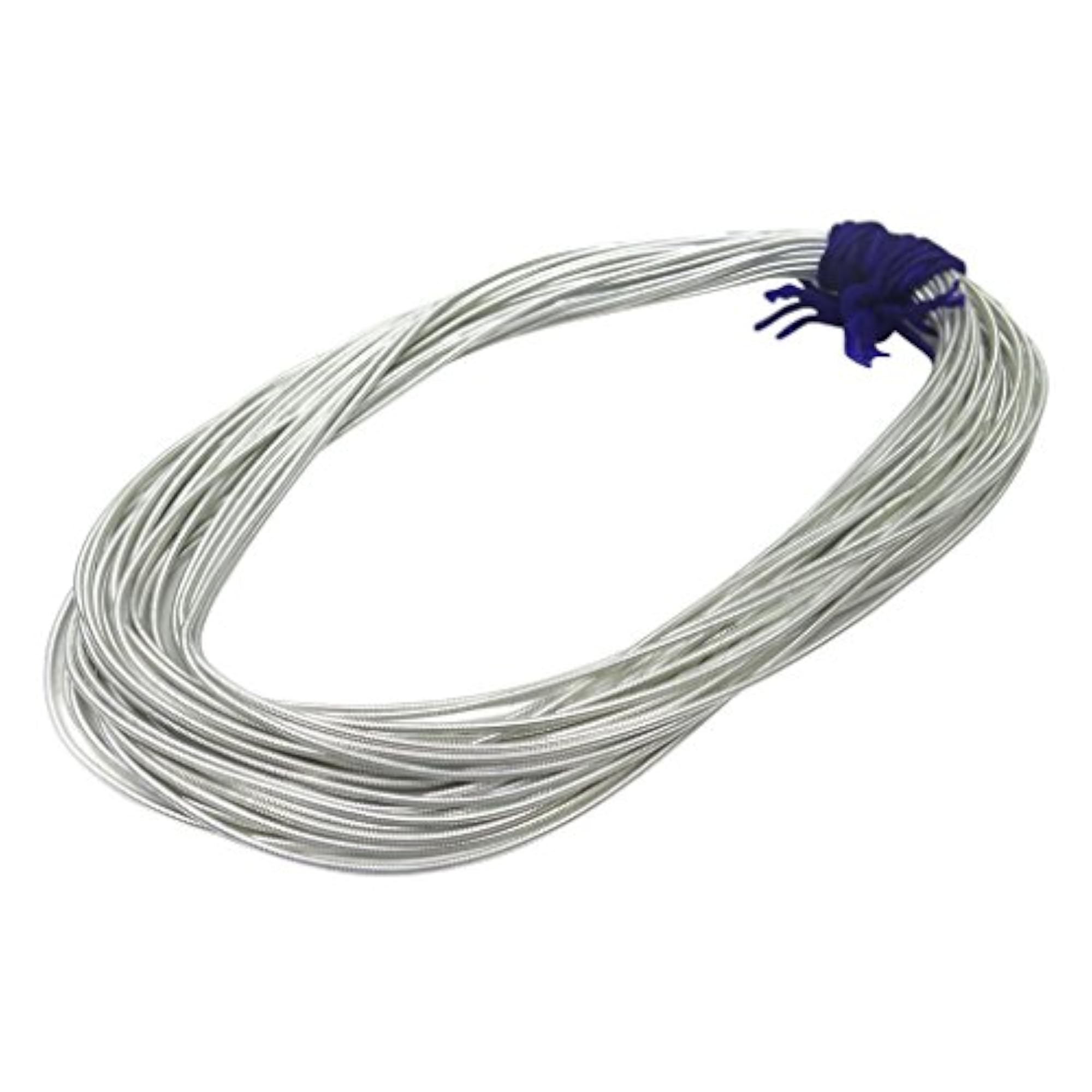 Decorative Bullion Metallic Silver Wire Rough Purl Thread